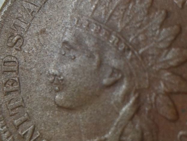 1877-Indian-Head-Penny.-Error-Or-Wear?